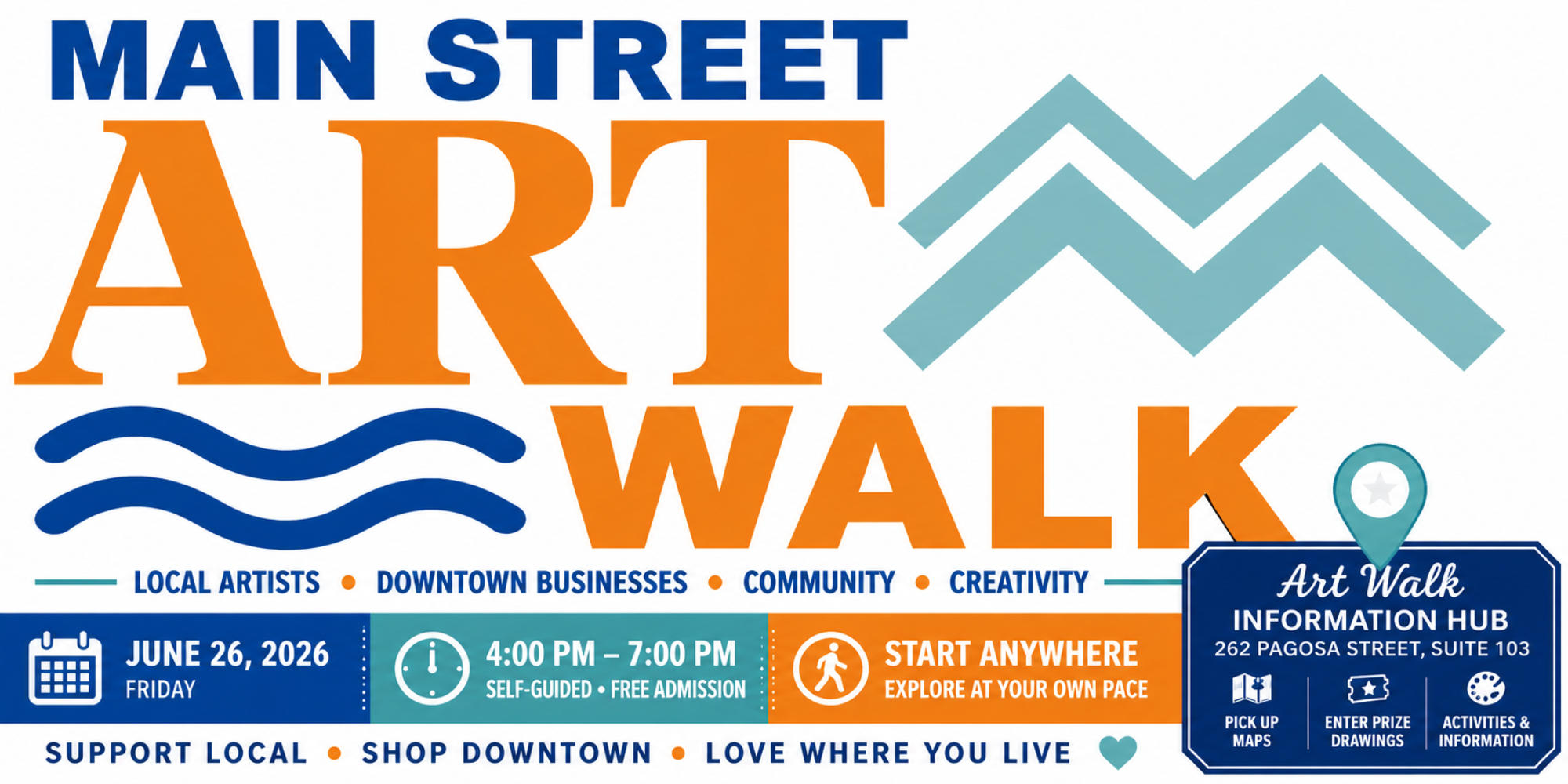 Main Street Art Walk - Pagosa Springs, Co