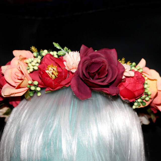 Everything’s Peachy Flower Crown by Countrystarr